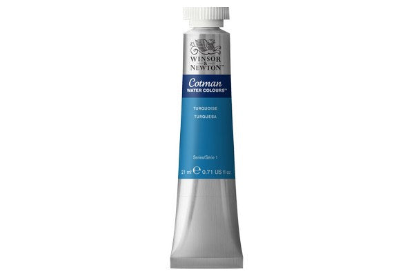 Cotman watercolour 21ml Turquoise 654